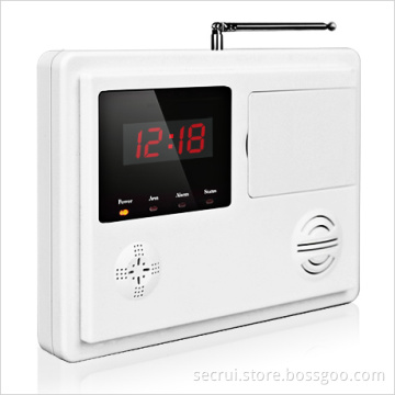 120-Zone Digital Clock Display Wireless Security Alarm System
